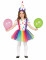 Costume da piccolo clown colorato per bambina