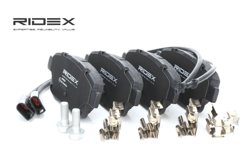 RIDEX Pastiglie Freni FORD 402B0268 1371454,1433958,1530602 Kit Pastiglie Freni,Kit Pasticche Freni,Pasticche Freni,Kit pastiglie freno, Freno a disco características