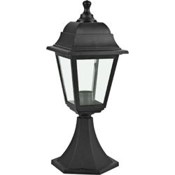 Applique esterno Zeus nero con base IP44 1 x E27 - NOVA LINE características