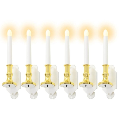 Candele Solari 6 pz Luci a LED Bianco caldo - VIDAXL