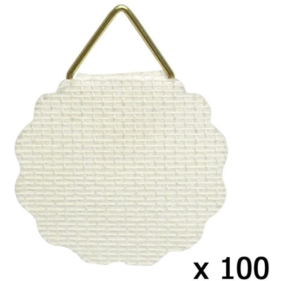 5392000 - Attaccapanni tela adesivo (sacchetto da 100 pezzi) - Wolfpack