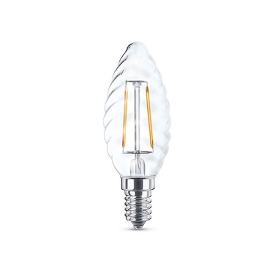 Lampadina Led Tortiglione a Filamento C35 E14 6W Bianco Caldo 2700K - NEOS