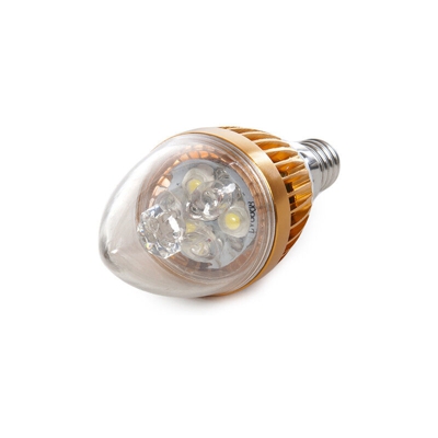 Greenice - Lampadina a LED a Candela E14 3W 12VAC/Dc 240Lm 30.000H | Bianco Freddo (JL-12V-E14-3W-CW)