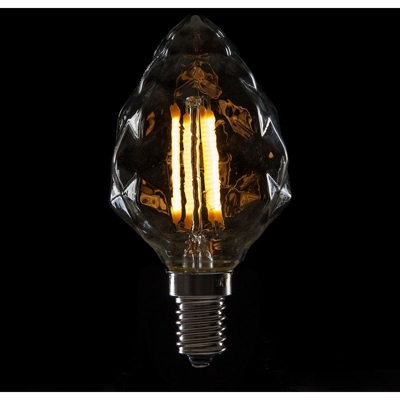 Greenice - Lampadina a LED Filamento Vintage C55 E14 4W 400Lm | Bianco Caldo (WO-LF-C55DI-E14-4W-WW)