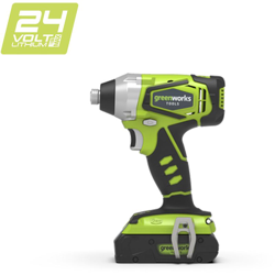 Greenworks 3801307 Avvitatore a percussione 1/4 a batteria 24V al Litio (senza batterie o caricabatterie) precio