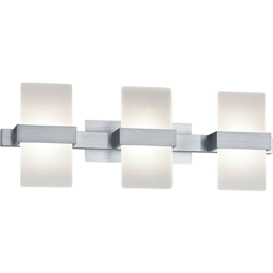 Reality Trio - Lampada da parete applique RL179 alluminio 3x punti luce características