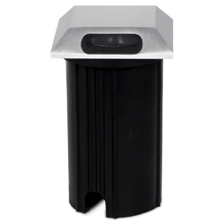 Wisdom - Segnapasso Led 3W IP65 da incasso quadrato singola emissione Bianco Caldo 3000K argento características