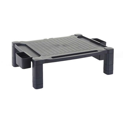 Supporto per TV monitor HWC-E61 plastica nero regolabile - MENDLER