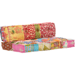 Cuscino per Divani Pallet Multicolore in Tessuto Patchwork - ASUPERMALL en oferta