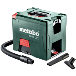 Metabo AS 18 L PC Aspiratore a batteria, 18V Li-Ion, Scatola di cartone, con pulizia manuale del filtro - 602021000 características