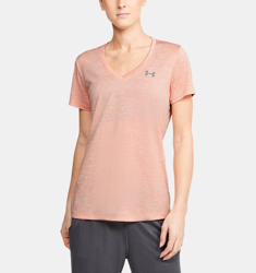 Maglia con collo a V UA Twist Tech™ da donna en oferta