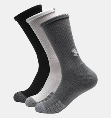 Calze HeatGear® Crew da adulto - Confezione da 3 paia