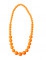Collana di perle arancioni per adulto