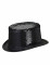 Cappello a cilindro nero paillettes adulto