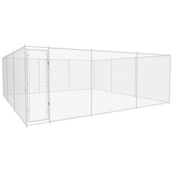 Canile da Esterno in Acciaio Zincato 570x570x185 cm características