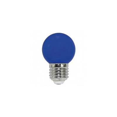Lampadina Led G45 E27 0,5W Blu - LEDLEDITALIA