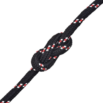 Corda Nautica in Polipropilene 10 mm 50 m Nera - ASUPERMALL