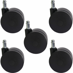 Set 5x ruote per sedie girevoli T533 70mm poliuretano - MENDLER precio