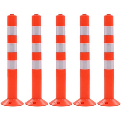 Dissuasore del Traffico 5 pz Plastica 75 cm - ASUPERMALL