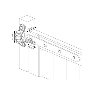 Locinox - loci Nox Lang Band | Tor Band | Anti tamper | Modello 4 DW | 500 X 40 mm | Acciaio inossidabile