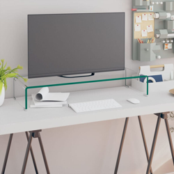 Mobile/Rialzo Porta TV in Vetro Trasparente 80x30x13 cm - ASUPERMALL características