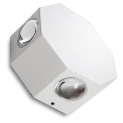 Applique a LED IP65 4X1W RGBw 30.000H Caroline (TH-821-RGBW) - GREENICE