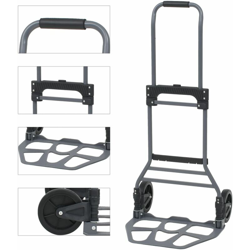 Carrello a Mano Pieghevole in Alluminio 130 kg - VIDAXL precio