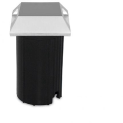 Segnapasso Led 3W IP65 da incasso quadrato doppia emissione Bianco Freddo 6000K argento - WISDOM en oferta