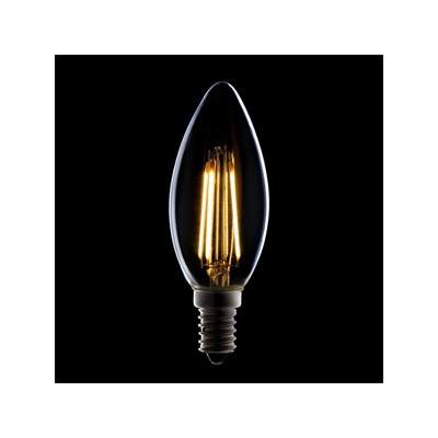 Greenice - Lampadina a Filamentoo LED Oscuratoreabile E14 4W 380Lm 30.000H | Bianco Caldo (JTX-J14DHA42T-WW)