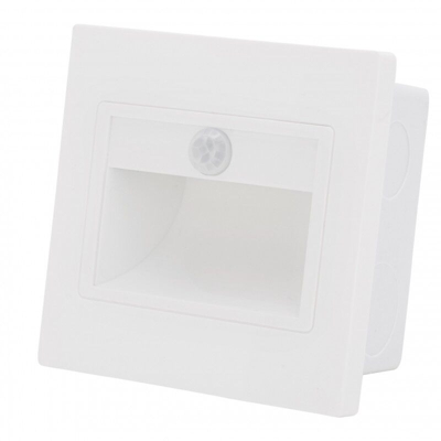 Luce a LED Incasso IP 40 Con Sensore Pir 1,5W 165Lm 30.000H Isabel | Bianco Naturale (PT-W15G003-W) - GREENICE