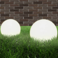 Set Lampade a LED Sferiche 2 pz 25 cm in PMMA - ASUPERMALL precio