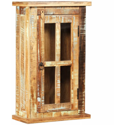 Armadietto a Muro in Legno Massello di Recupero 44x21x72 cm - ASUPERMALL en oferta