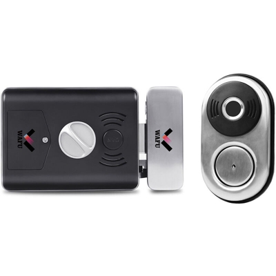 porta WAFU Washington impronta digitale intelligente controllo elettronico blocca adatto a sinistra ea destra doppia linguetta con linguetta