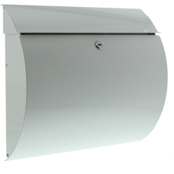 Burg Wächter 38650 TOSCANA 856 W Cassetta della posta Lamiera dacciaio Bianco Serratura a chiave - BURG-WäCHTER precio