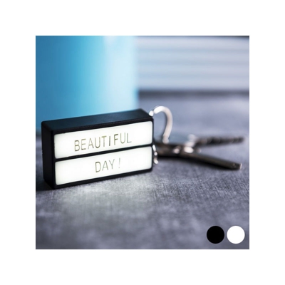 Portachiavi Lightbox LED 145990 Nero - CLICCANDOSHOP
