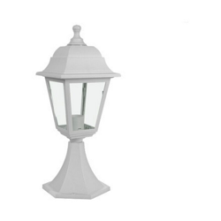 Applique esterno Zeus bianco con base IP44 1 x E27 - NOVA LINE precio