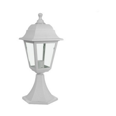 Applique esterno Zeus bianco con base IP44 1 x E27 - NOVA LINE