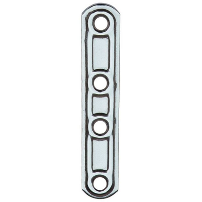 Lastrina Inox Diritta 4 Fori Art.163In Mm. 60 - ALDEGHI LUIGI