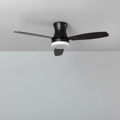 Ledkia - Ventilatore da Soffitto Diabol LED CCT Selezionabile 65W Nero