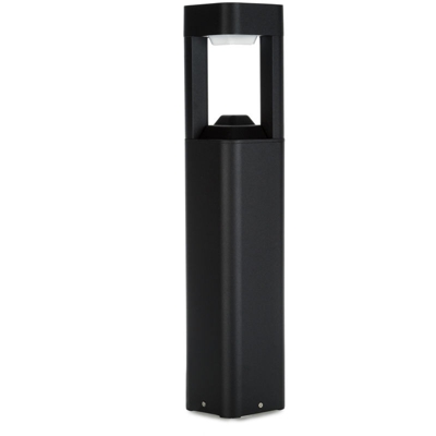Lampada Da Pavimento LED Exterior IP54 120x600mm 10W Nero Alluminio + PC [SL16-080B_B-WW] | Bianco Caldo (SL16-080B_B-WW) - GREENICE