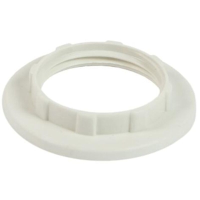 Ghiera per portalampada E14 colore bianco Fanton 62822
