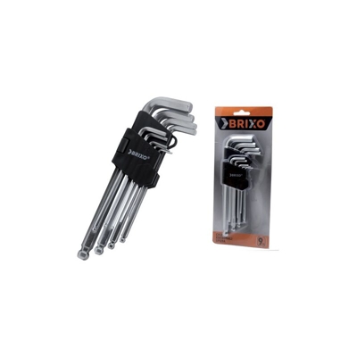 Chiavi esagonali sfera brixo serie pz 9