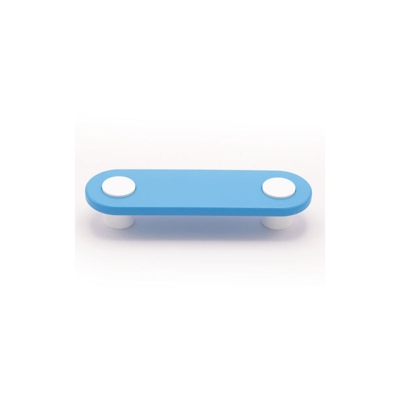 Maniglia 390 Con Vite Goffrato Azzurro - POLIPLAST