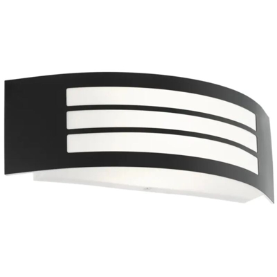 Eglo Italiana - Plafoniera da esterno nera Leiros