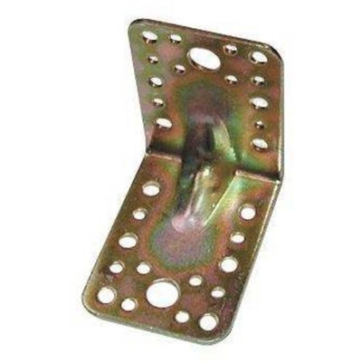 PIASTRA PIEGATA MM 85X85X65 mm ZINCATA GIALLA - MINUTEX