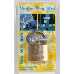 6 PZ Di BL ART. 556.7 LUCCHETTO RETT. MM.60 - Viro en oferta