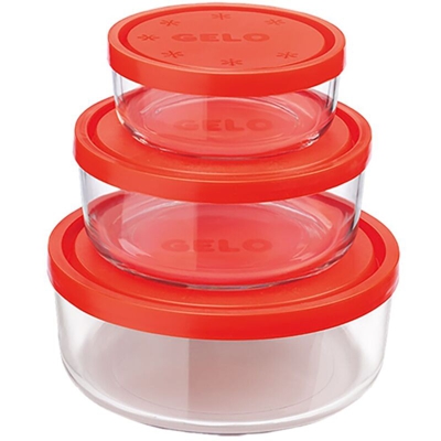 Contenitori Gelo Set 3 Pz. Tondi Fra 523159 - BORMIOLI