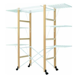 Stendibiancheria Pieghevole 6 Ali - Modello Ursus Naturale en oferta
