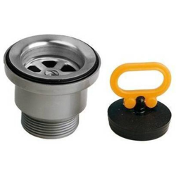 Piletta Universale Completa Senza Tp Per Lavello Con Foro Dm 60 - - LIRA en oferta