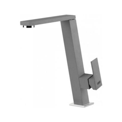 Miscelatore Monocomando con canna girevole inclinata Blade 22x25 cm Granitek Colore Grigio Cemento 48 en oferta